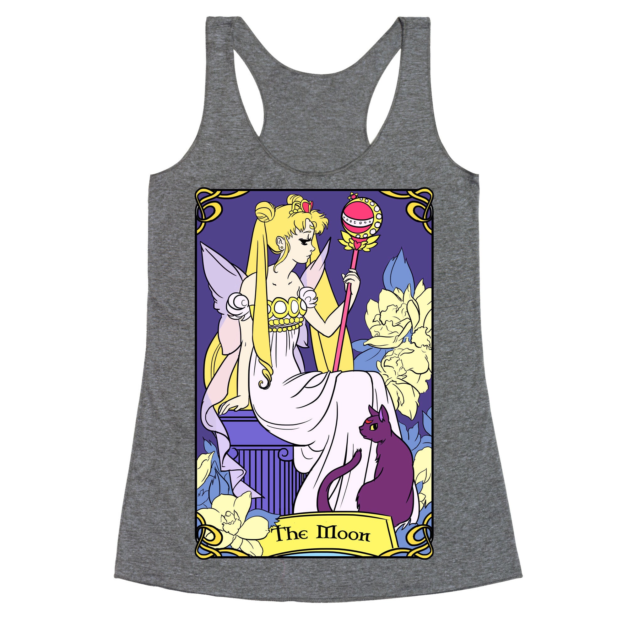 The Moon Tarot Racerback Tank